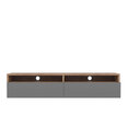 ТВ столик Selsey Rednaw 140, серый/коричневый
