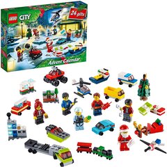 60268 LEGO® City Town Рождественский календарь цена и информация | Конструкторы и кубики | pigu.lt