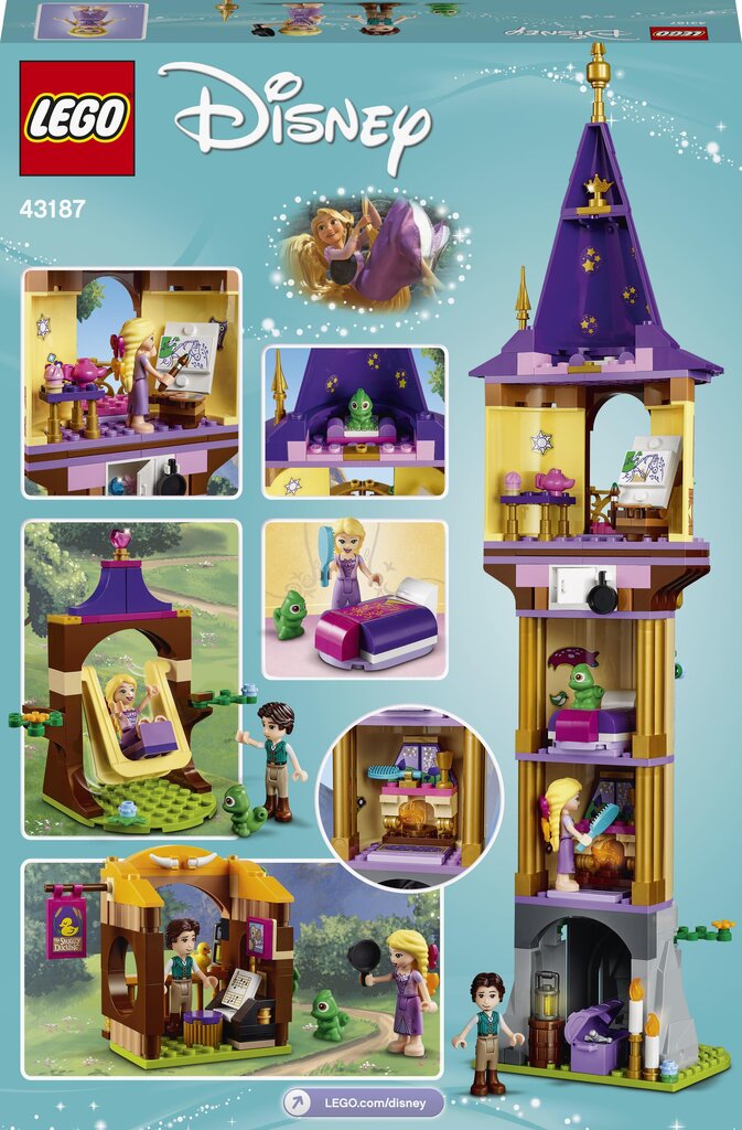 43187 LEGO® | Disney Princess Auksaplaukės bokštas kaina ir informacija | Konstruktoriai ir kaladėlės | pigu.lt