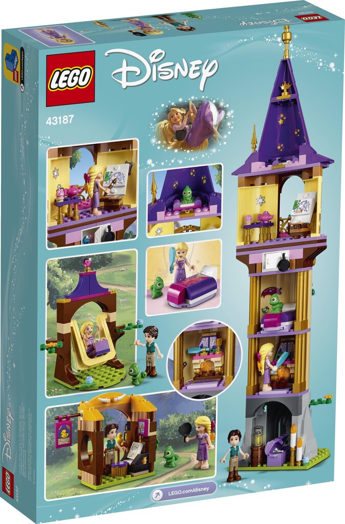 43187 LEGO® | Disney Princess Auksaplaukės bokštas kaina ir informacija | Konstruktoriai ir kaladėlės | pigu.lt