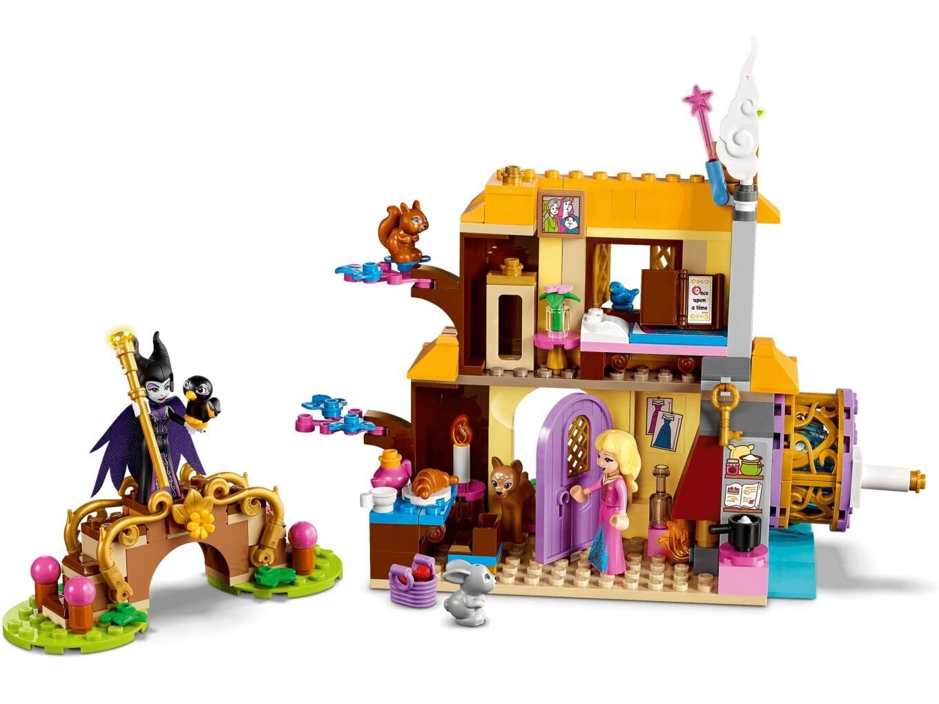 43188 LEGO® | Disney Princess Auroros trobelė miške цена и информация | Konstruktoriai ir kaladėlės | pigu.lt