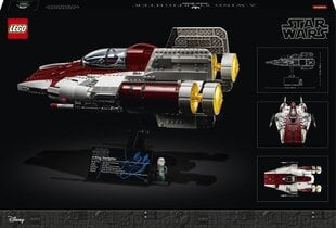 75275 LEGO® Star Wars A-wing Starfighter kaina ir informacija | Konstruktoriai ir kaladėlės | pigu.lt
