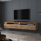 TV staliukas Selsey Rednaw 180 LED, rudas kaina ir informacija | TV staliukai | pigu.lt