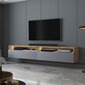 TV staliukas Selsey Rednaw 180 LED, pilkas/rudas kaina ir informacija | TV staliukai | pigu.lt