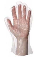 Одноразовые полиэтиленовые перчатки (HDPE) PLAST, прозрачные, L размер, 100 шт. цена и информация | Первая помощь | pigu.lt