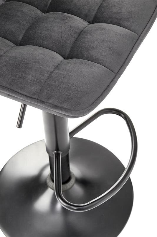 Baro kedė Halmar H95, pilka kaina ir informacija | Virtuvės ir valgomojo kėdės | pigu.lt