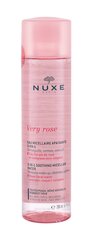 Успокаивающая мицеллярная вода Nuxe Very Rose 3in1 200 мл цена и информация | Средства для очищения лица | pigu.lt