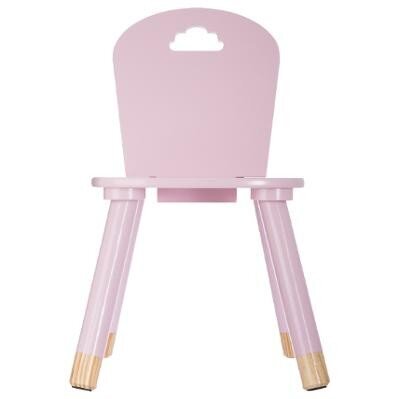 Vaikiška kėdutė rožinė 32 x 50cm kaina ir informacija | Vaikiškos kėdutės ir staliukai | pigu.lt