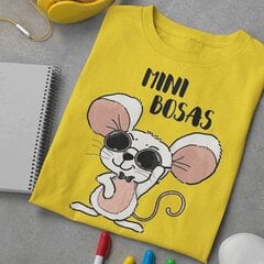 Vaikiški marškinėliai "Mini bosas" kaina ir informacija | Originalūs marškinėliai | pigu.lt