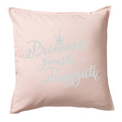 Dekoratyvinė pagalvėlė „Princesės gimsta rugpjūtį“, rožinė цена и информация | Декоративные подушки и наволочки | pigu.lt
