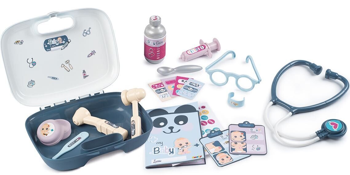 Jaunojo daktaro rinkinys lagaminėlyje Simba Smoby Baby Care kaina ir informacija | Žaislai mergaitėms | pigu.lt