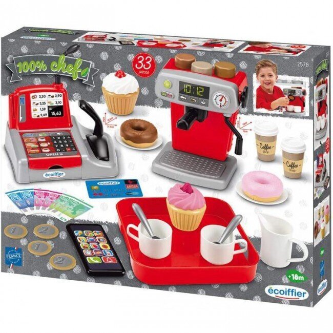 Žaislinis kavos aparato rinkinys Simba Ecoiffier kaina ir informacija | Žaislai kūdikiams | pigu.lt