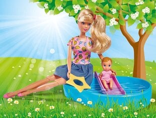 Кукла Штеффи и развлечения в бассейне Simba Steffi Love цена и информация | Игрушки для девочек | pigu.lt