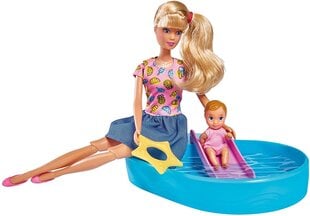Кукла Штеффи и развлечения в бассейне Simba Steffi Love цена и информация | Игрушки для девочек | pigu.lt