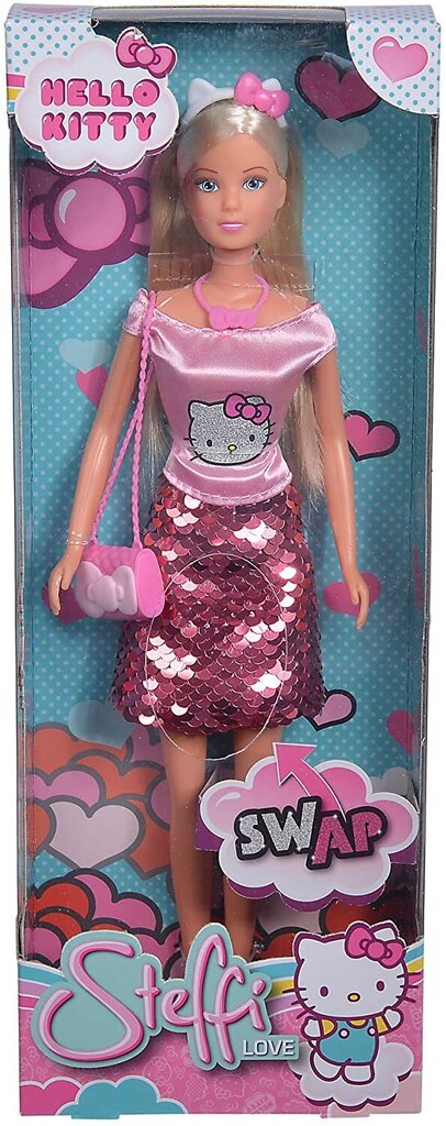 Lėlė Hello Kitty Simba Steffi Love, 29 cm kaina ir informacija | Žaislai mergaitėms | pigu.lt
