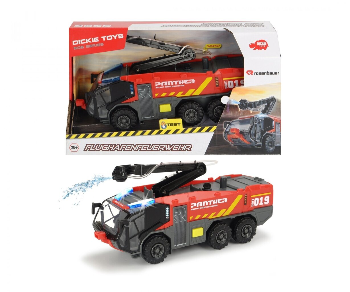 Oro uosto gaisrinė mašina Simba Dickie Toys 24 cm kaina ir informacija | Žaislai berniukams | pigu.lt