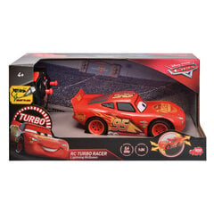 Radijo bangomis valdomas lenktyninis automodelis Simba Cars 3 Lightning McQueen Turbo Racer, 17 cm kaina ir informacija | Žaislai berniukams | pigu.lt