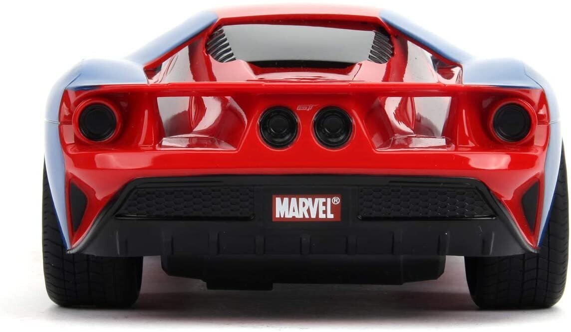 Radijo bangomis valdomas automodelis Marvel RC Spiderman 2017 Ford GT 1:16 цена и информация | Žaislai berniukams | pigu.lt