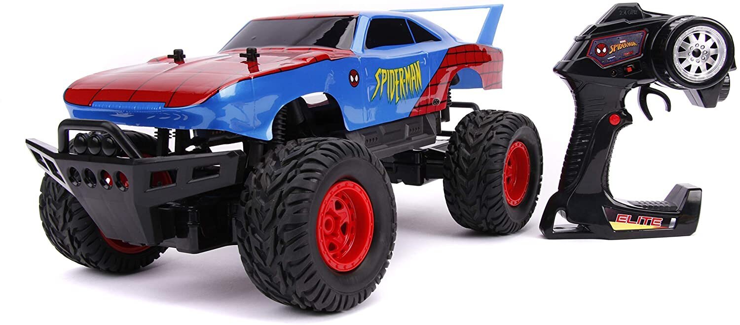 Radijo bangomis valdomas automodelis Marvel RC Spiderman Daytona 1:12 цена и информация | Žaislai berniukams | pigu.lt