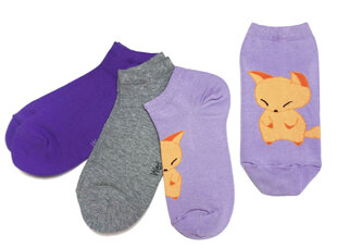 Детские носки «Лиса» (три пары в упаковке) цена и информация | Женские носки | pigu.lt