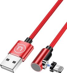 Kabel USB Usams USB-A - Lightning 1 m Czerwony (63289) kaina ir informacija | Laidai telefonams | pigu.lt