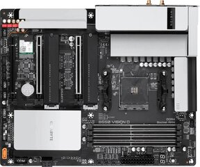 Gigabyte B550 VISION D AM4 B550/DDR4/ATX kaina ir informacija | Pagrindinės plokštės | pigu.lt