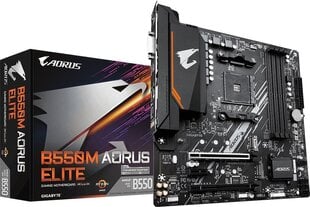 Gigabyte B550M AORUS ELITE цена и информация | Материнские платы | pigu.lt