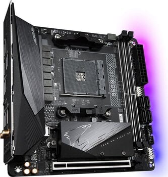 Gigabyte B550I AORUS PRO AX kaina ir informacija | Pagrindinės plokštės | pigu.lt