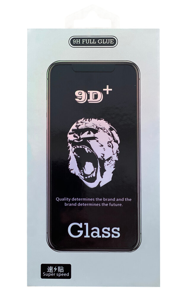 LCD apsauginis stikliukas 9D Gorilla Apple iPhone 6/6S, baltas kaina ir informacija | Apsauginės plėvelės telefonams | pigu.lt