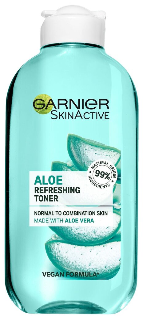Veido tonikas Garnier Skin Active Aloe 200 ml kaina ir informacija | Veido prausikliai, valikliai | pigu.lt