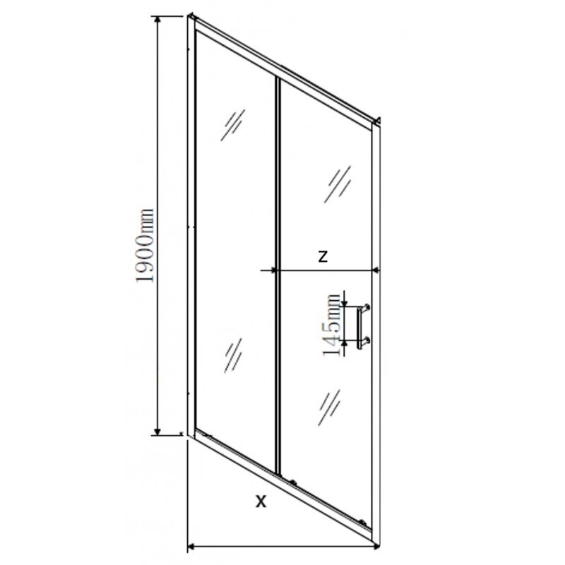 Stumdomos dušo durys Mexen Apia, black kaina ir informacija | Dušo durys ir sienelės | pigu.lt