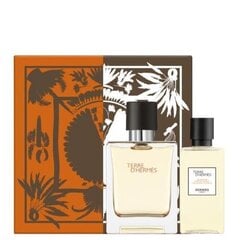 Набор для мужчин Hermes Terre D'Hermes: EDT для мужчин 50 мл + гель для душа 40 мл цена и информация | Мужские духи | pigu.lt