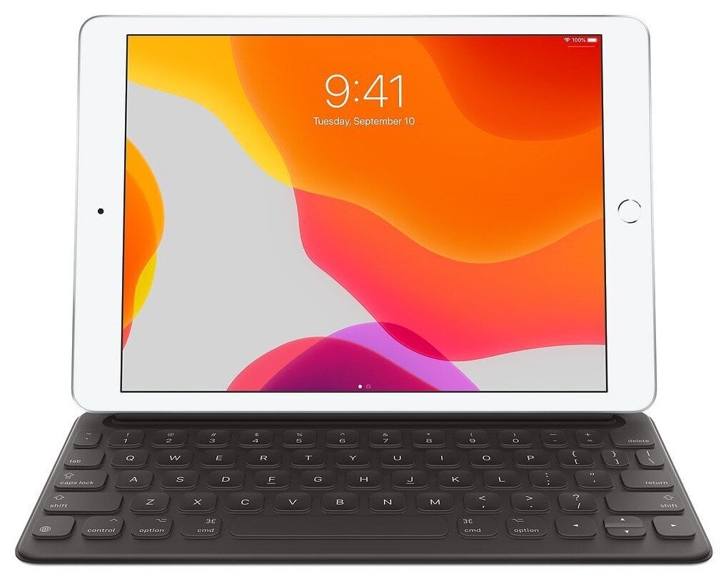 Apple Smart Keyboard for iPad (9th generation) - SWE - MX3L2S/A kaina ir informacija | Planšečių, el. skaityklių priedai | pigu.lt