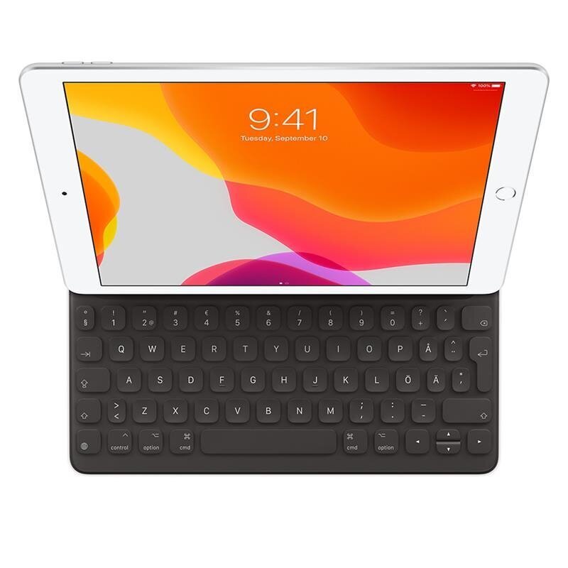 Apple Smart Keyboard for iPad (9th generation) - SWE - MX3L2S/A kaina ir informacija | Planšečių, el. skaityklių priedai | pigu.lt