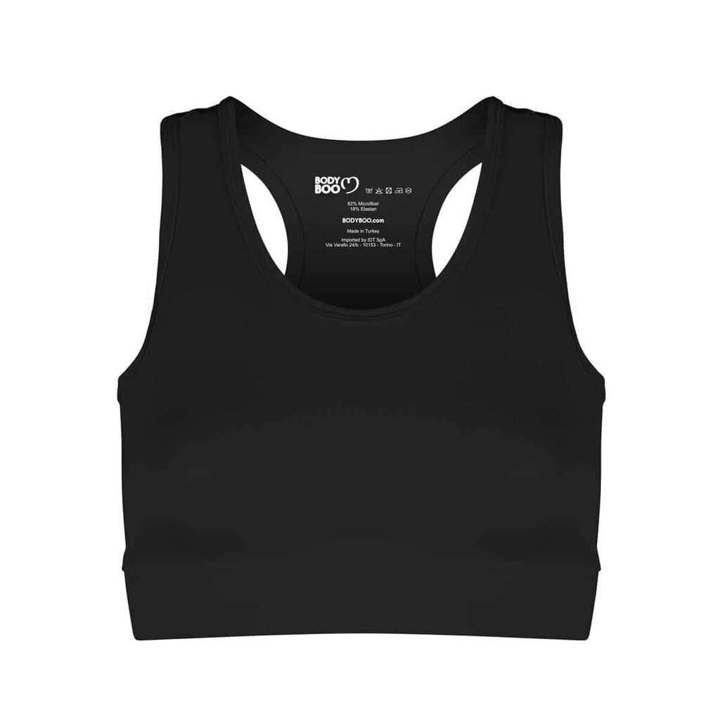 Marškinėliai moterims Bodyboo BB70220 21693, juodi kaina ir informacija | Marškinėliai moterims | pigu.lt