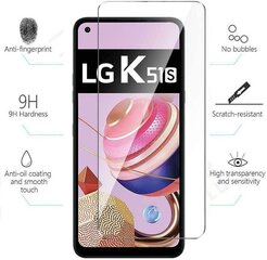 Защитное стекло Tempered Glass 2.5D для телефона LG K51s цена и информация | Google Pixel 3a - 3mk FlexibleGlass Lite™ защитная пленка для экрана | pigu.lt