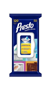 Drėgnos servetėlės Presto Maxi Pack 120 vnt. kaina ir informacija | Valikliai | pigu.lt