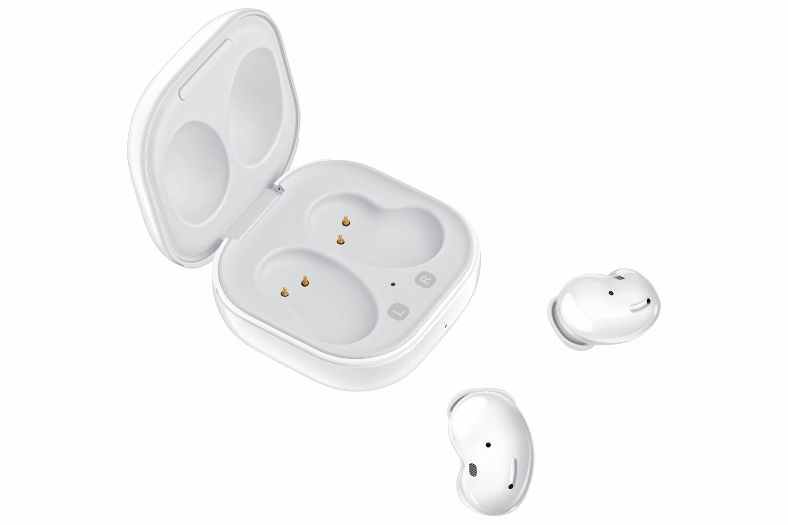 Samsung Galaxy Buds Live Mystic White SM-R180NZWAEUA kaina ir informacija | Ausinės | pigu.lt