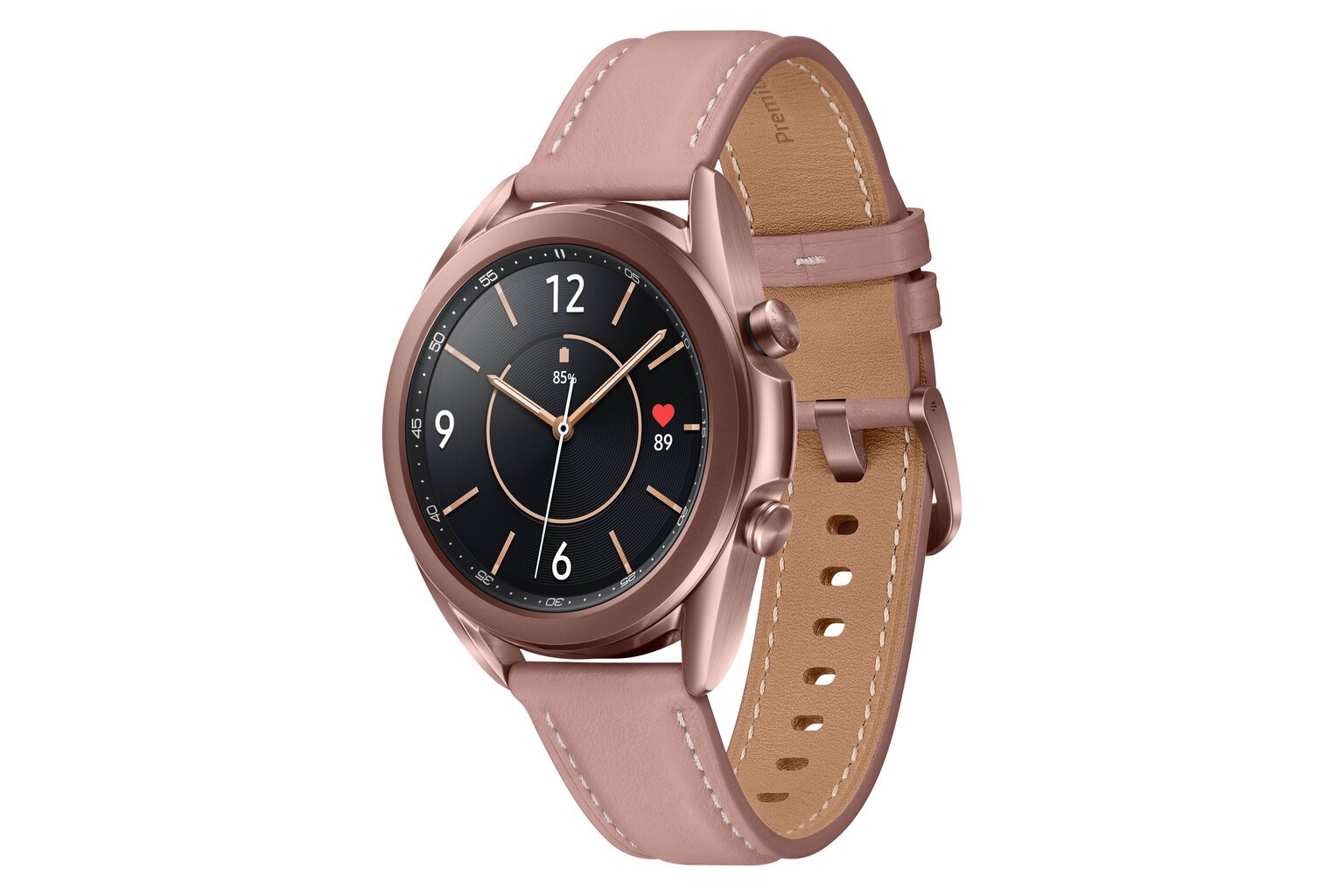 Samsung Galaxy Watch3 SM-R855 Mystic Bronze kaina ir informacija | Išmanieji laikrodžiai (smartwatch) | pigu.lt