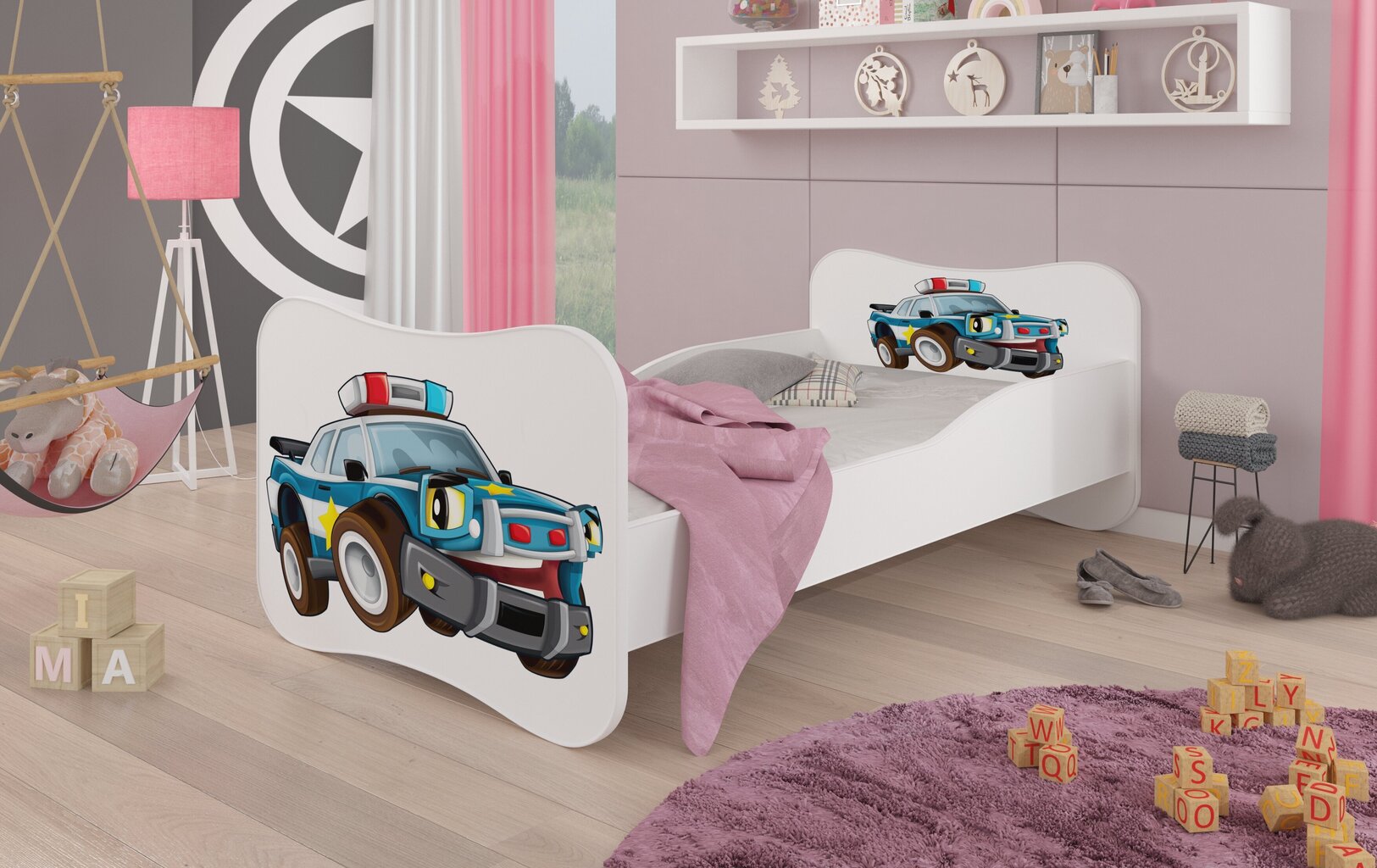 Vaikiška lova ADRK Furniture Gonzalo K7, 140x70 cm kaina ir informacija | Vaikiškos lovos | pigu.lt