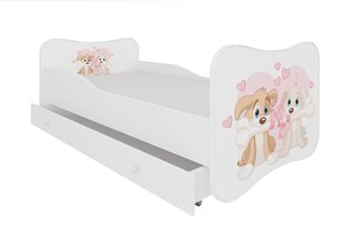 Vaikiška lova ADRK Furniture Gonzalo L1, 140x70 cm kaina ir informacija | Vaikiškos lovos | pigu.lt