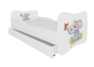 Vaikiška lova ADRK Furniture Gonzalo L9, 140x70 cm kaina ir informacija | Vaikiškos lovos | pigu.lt