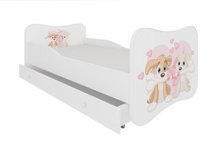 Vaikiška lova ADRK Furniture Gonzalo L1, 160x80 cm kaina ir informacija | Vaikiškos lovos | pigu.lt