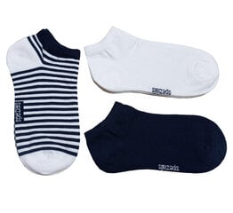 Носки в полоску (три пары в упаковке) цена и информация | Колготки, носочки для новорожденных | pigu.lt