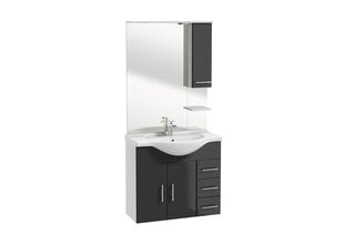 Комплект мебели для ванной комнаты Defra Rom II, белый/серый цена и информация | Комплекты в ванную | pigu.lt