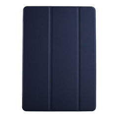 Dėklas Smart Leather Huawei MediaPad T3 10.0, tamsiai mėlynas kaina ir informacija | Planšečių, el. skaityklių dėklai | pigu.lt