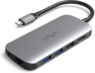 Адаптер подключения USB-C, VAVA VA-UC006 цена и информация | Адаптеры, USB-разветвители | pigu.lt