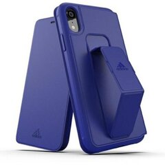 Adidas SP Folio Grip Case skirtas iPhone Xr 32857, mėlynas kaina ir informacija | Telefono dėklai | pigu.lt