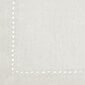 Baltos medvilninės stalo servetėlės 40x40cm (4vnt) цена и информация | Staltiesės, servetėlės | pigu.lt