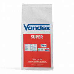 Kristalinė betono hidroizoliacija Vandex Super, 25 kg kaina ir informacija | Sandarinimo medžiagos | pigu.lt